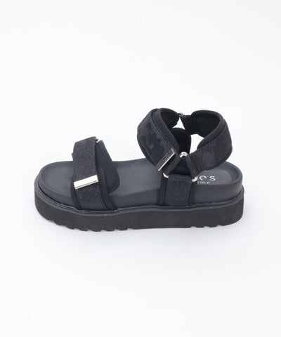 Lace Layered Belt Sport Sandals