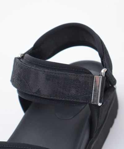 Lace Layered Belt Sport Sandals