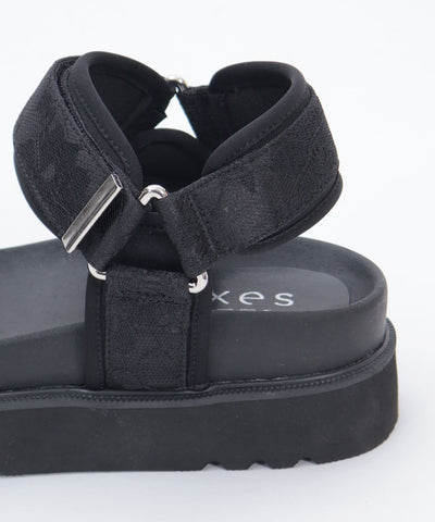 Lace Layered Belt Sport Sandals
