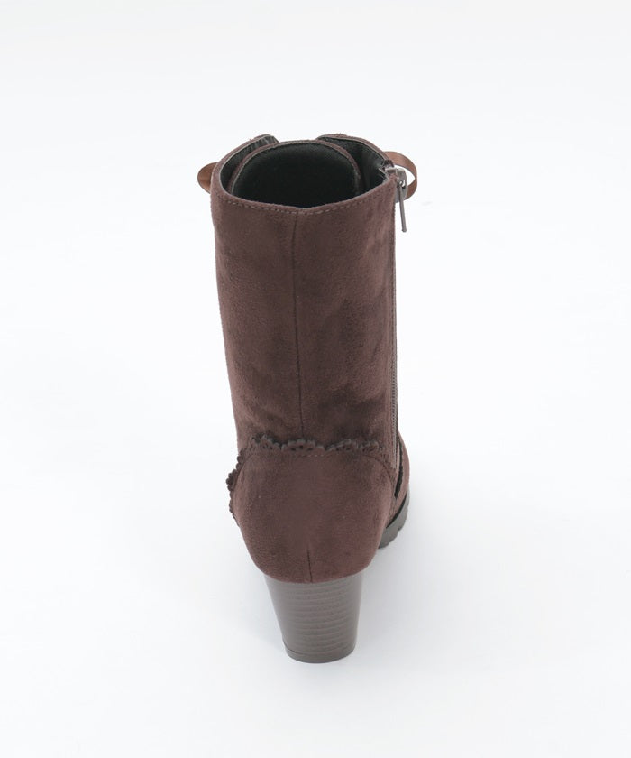 Lace-Up Mid-Calf Boots