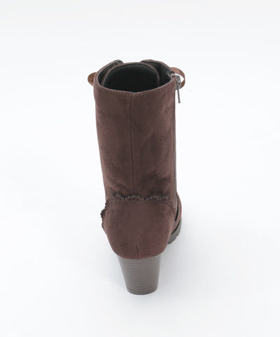 Lace-Up Mid-Calf Boots