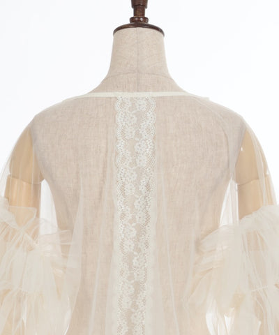 Frill Tulle Top