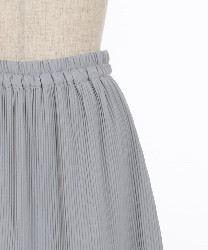 Pleated Tiered Skirt