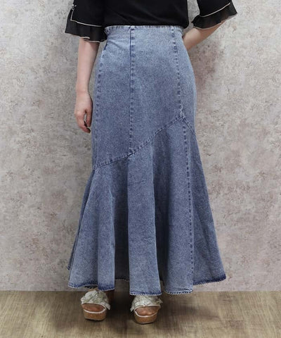 Denim Mermaid Skirt