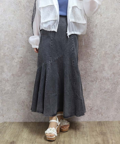 Denim Mermaid Skirt