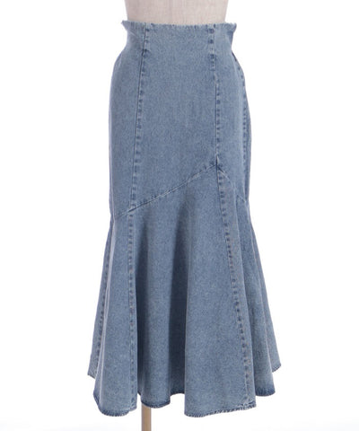 Denim Mermaid Skirt