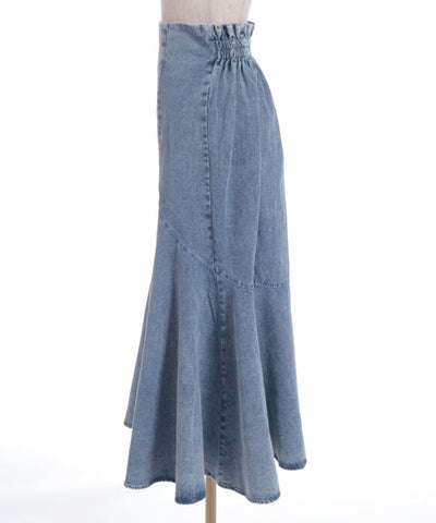 Denim Mermaid Skirt