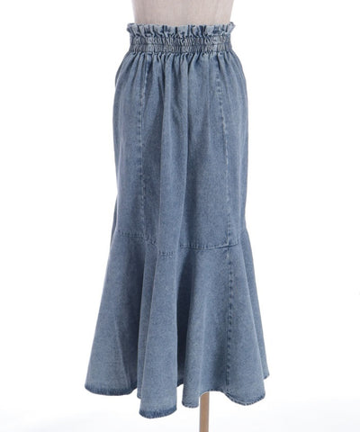 Denim Mermaid Skirt