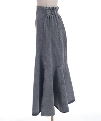 Denim Mermaid Skirt