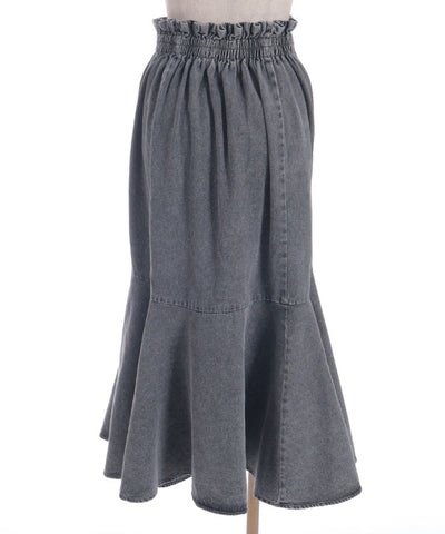 Denim Mermaid Skirt