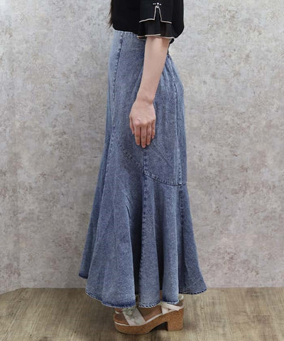 Denim Mermaid Skirt