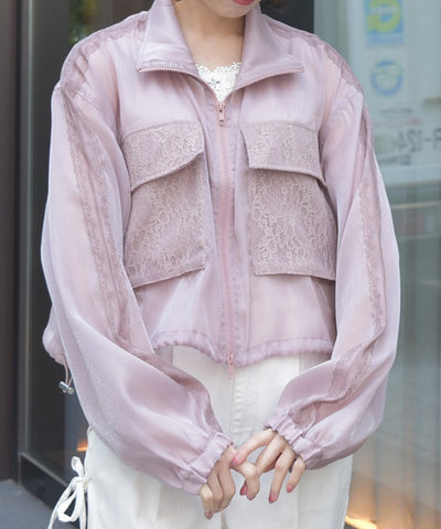 Sheer Track Jacket