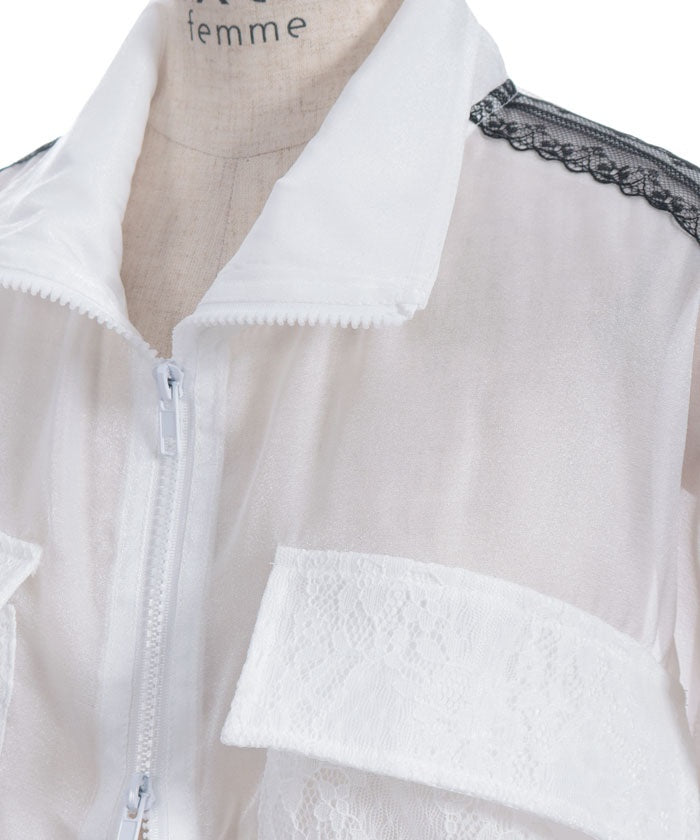 Sheer Track Jacket