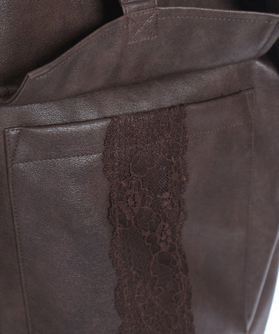 Synthetic Leather Blouson with Fur