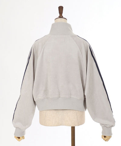 Cut & Sewn Suede Track Jacket