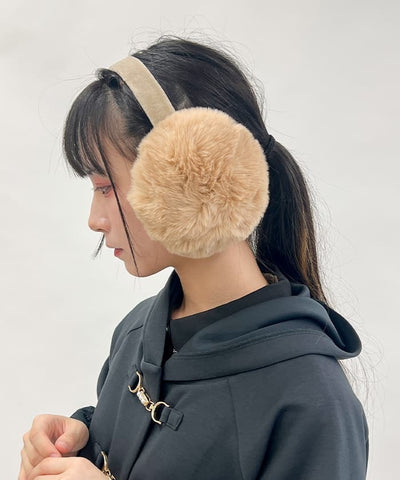 Folding Eco Fur Earmuffs