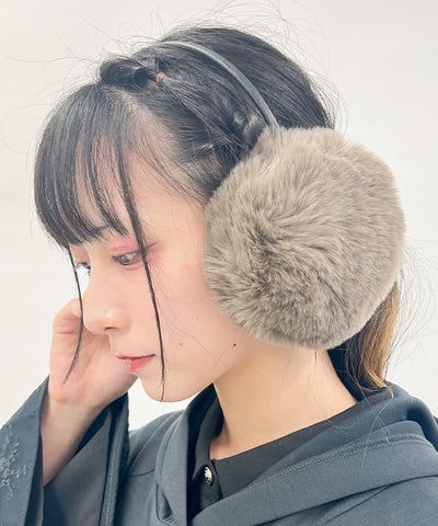 Faux Leather & Eco Fur Earmuffs