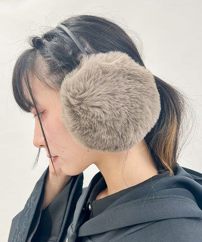 Faux Leather & Eco Fur Earmuffs