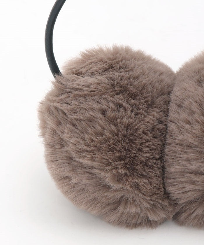 Faux Leather & Eco Fur Earmuffs