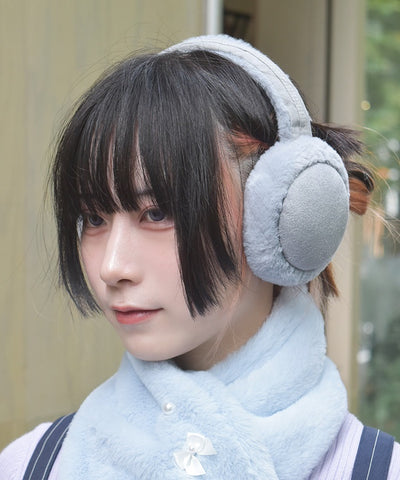 Two-Tone Folding Earmuffs