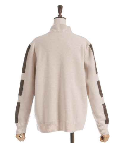 Bicolor Knit Pullover