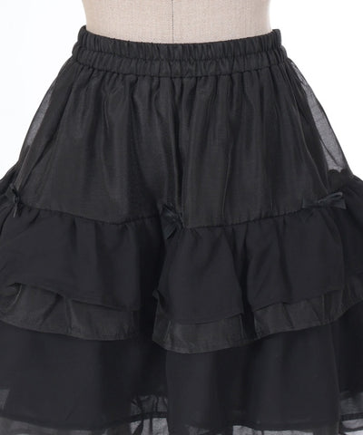 Petit Ribbon Tiered Mini Skirt (Time-limited Price)