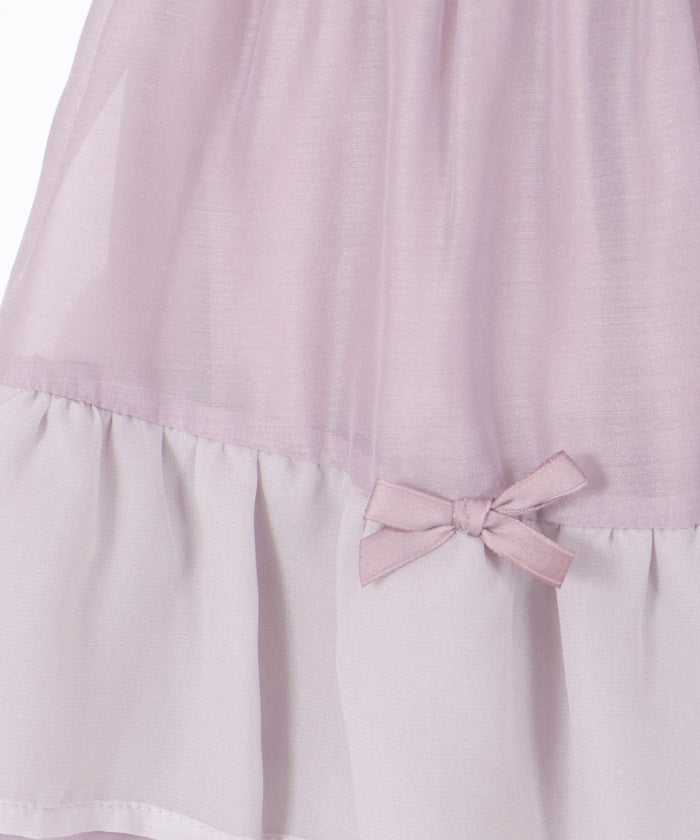 Petit Ribbon Tiered Mini Skirt (Time-limited Price)