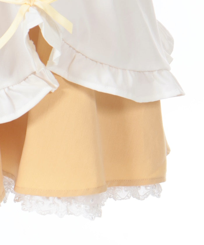 Frill Apron Design Skirt