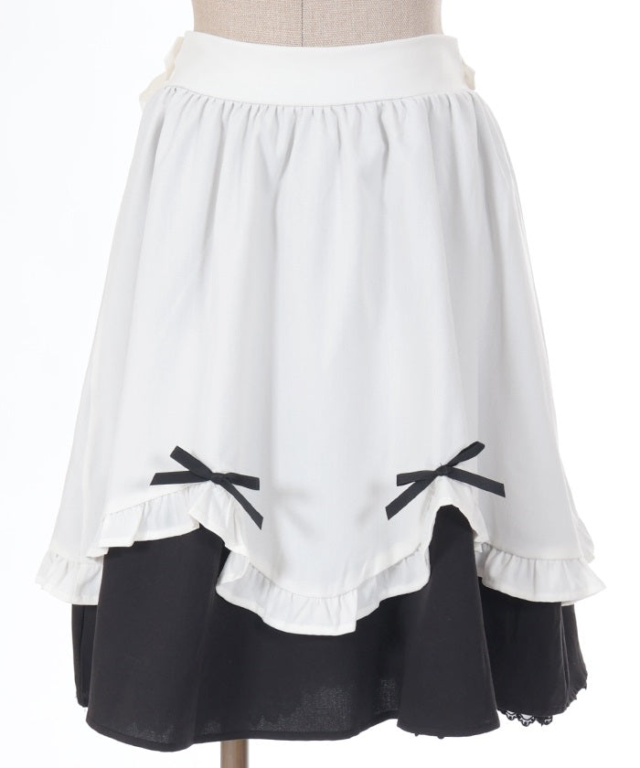 Frill Apron Design Skirt