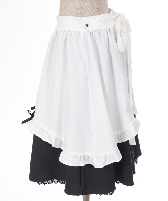 Frill Apron Design Skirt