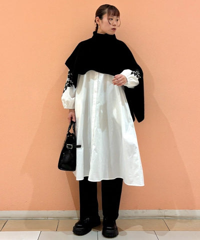 Sleeve Lace Shirt Dress