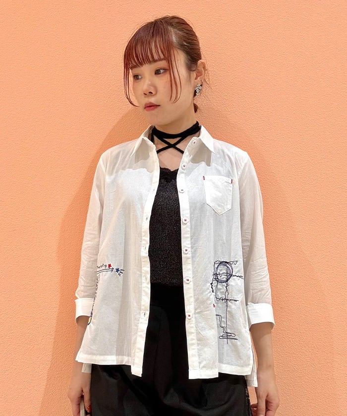 Embroidery Blouse – axes femme from JAPAN