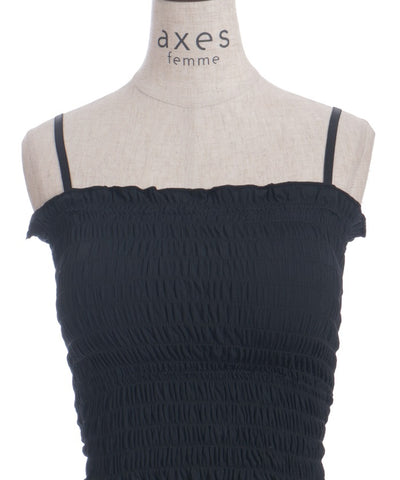 Shirring Camisole with Built-in Cups