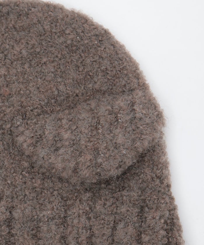 Bear Ears Knit Cap with Cords