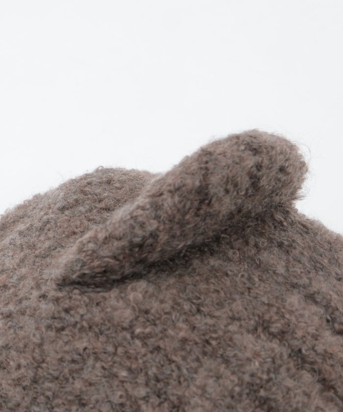 Bear Ears Knit Cap with Cords