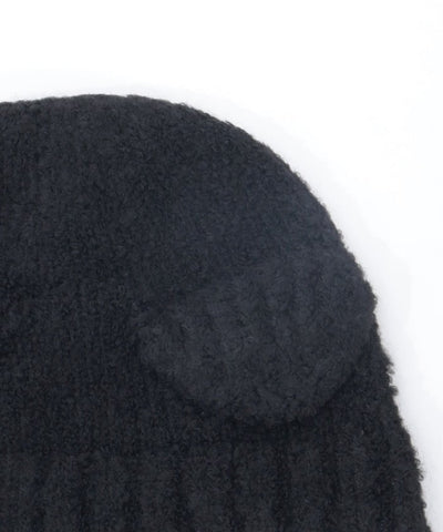 Bear Ears Knit Cap with Cords