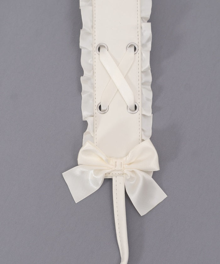 Lace-Up Ribbon Strap