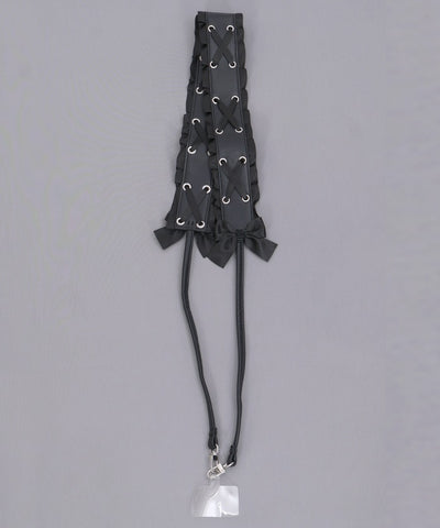 Lace-Up Ribbon Strap