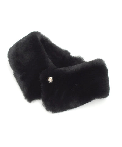 Bijoux Fur Tippet with Button