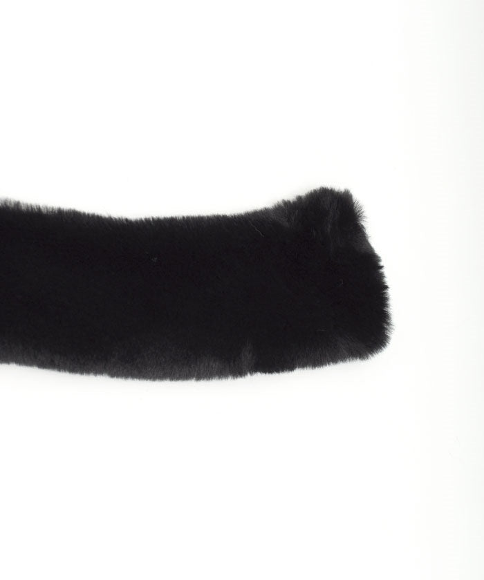 Bijoux Fur Tippet with Button