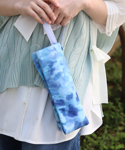 Watercolor Gradation Pattern Folding Umbrella Bag