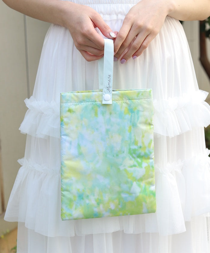Watercolor Gradation Pattern Folding Umbrella Bag
