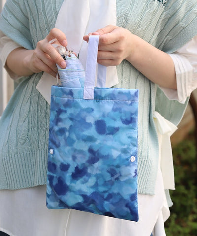 Watercolor Gradation Pattern Folding Umbrella Bag