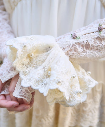 Pearl Lace Scrunchie