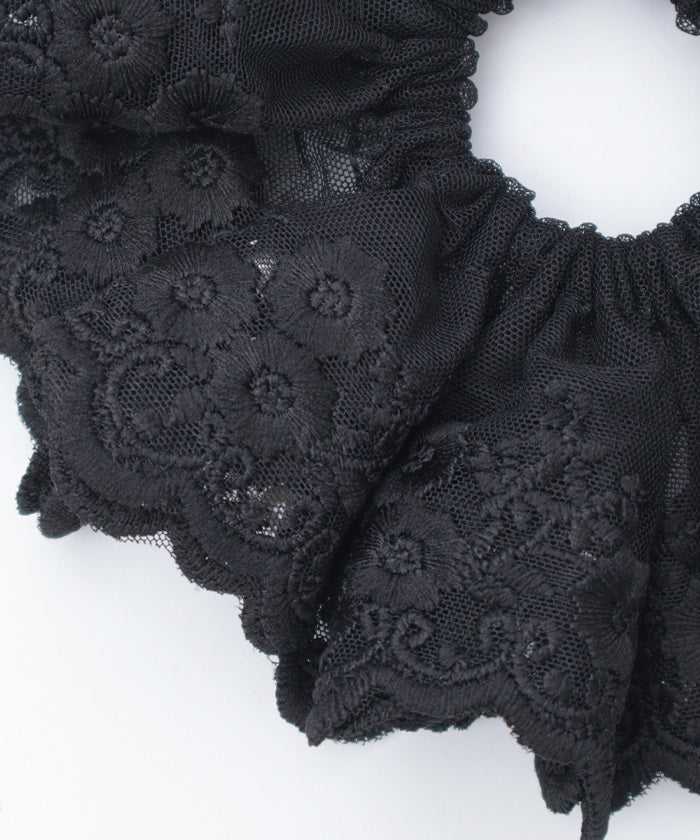 Pearl Lace Scrunchie