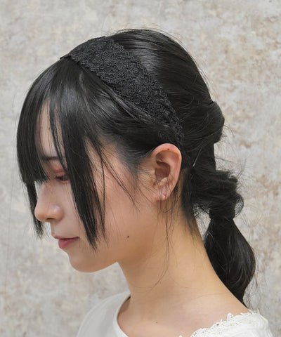 Floral Pattern Lace Headband