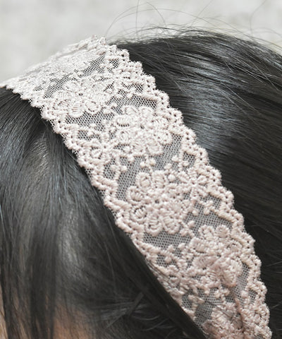 Floral Pattern Lace Headband