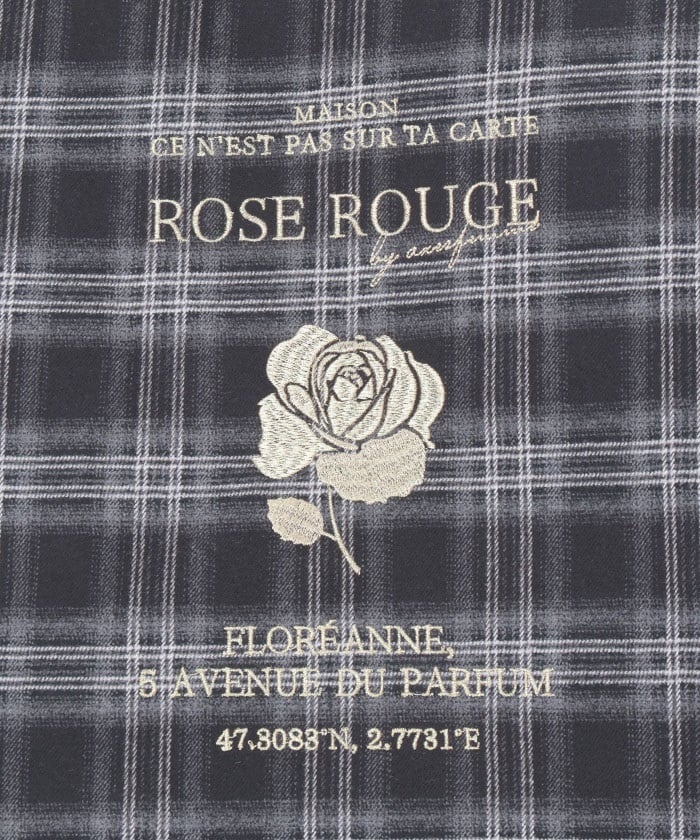 Vertical Check Pattern Tote