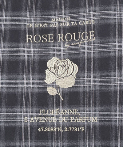 Vertical Check Pattern Tote