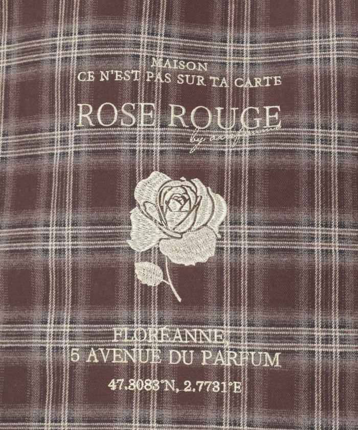 Vertical Check Pattern Tote